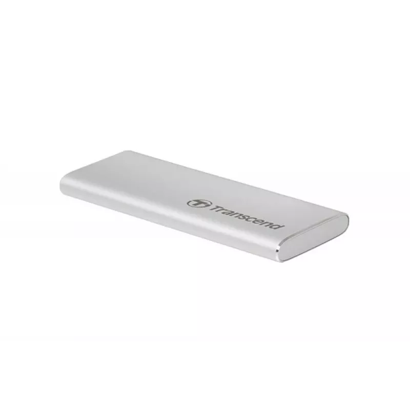 SSD portátil Transcend ESD260C 500GB USB Type-C 3.2 Gen 2, Plata