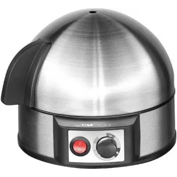Huevera Clatronic EK 3321 7 huevos 400 W negra, acero inoxidable