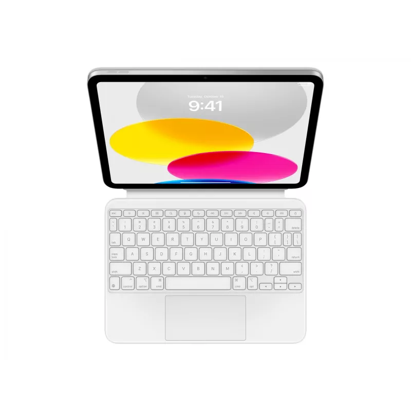 Teclado con funda Apple Magic MQDP3RS/A QWERTY ruso inalámbrico con trackpad