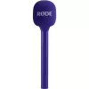 Funda para micrófono (lila) para Rode Interview GO Lavalier-Kit – accesorio antipop/cortavientos