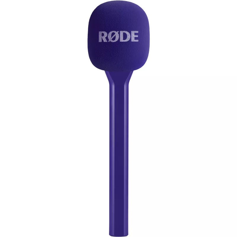 Funda para micrófono (lila) para Rode Interview GO Lavalier-Kit – accesorio antipop/cortavientos