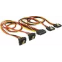 Cable de alimentación interno DeLOCK 60154 0,3 m 4 x SATA 15 pines