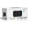 Lenco CR-625BK radiodespertador DAB+/FM con Bluetooth y carga inalámbrica, negro