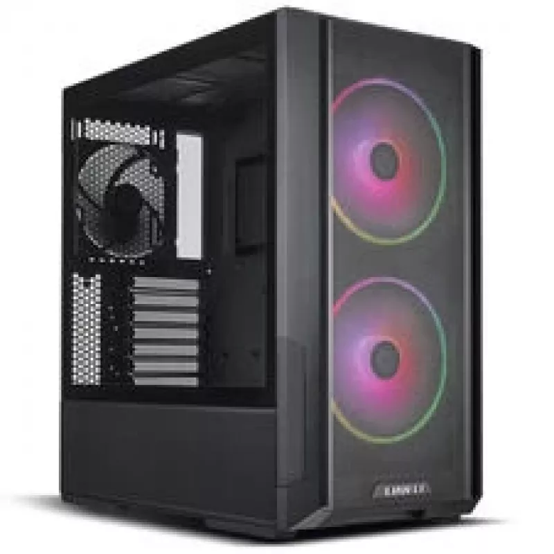 Caja de PC Lian Li LANCOOL 216 + HYDROSHIFT II LCD-C 360TL AiO - negro