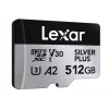 Memoria flash Lexar 512 GB UHS-I microSDXC SILVER PLUS