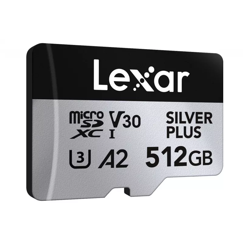 Memoria flash Lexar 512 GB UHS-I microSDXC SILVER PLUS