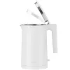 Hervidor de agua Xiaomi 1,7 L 1800 W blanco – acero inoxidable, tapa con botón, aislamiento térmico