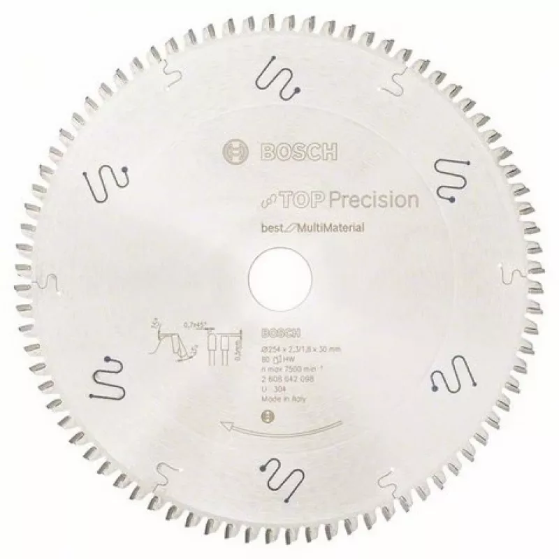 Bosch 2 608 642 098 disco de sierra 25,4 cm 1 ud.