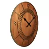 Reloj NeXtime 3113br Wood Round, Ø50 cm, reloj de pared, marrón