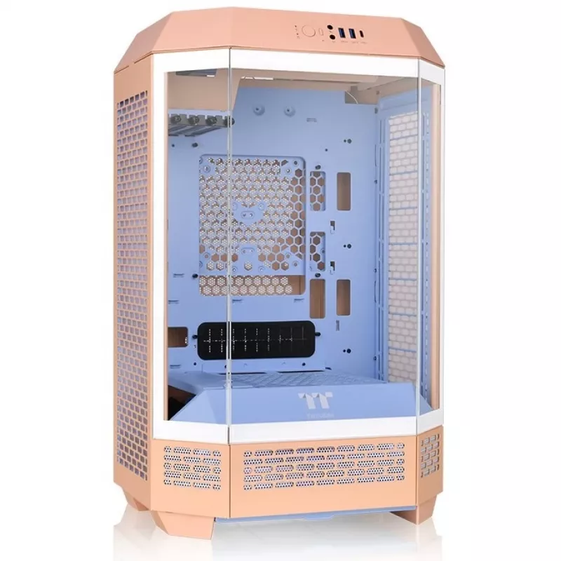 Thermaltake The Tower 300 Melocotón Cristal templado