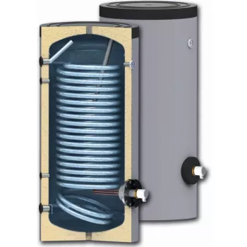 Sunsystem | SWPN200 | Acumulador de agua caliente esmaltado 200L con intercambiador de calor 1,9 m