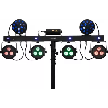 Foco PAR LED EUROLITE KLS Laser Bar Next FX 51741094 – wash de escenario compacto con efectos láser integrados