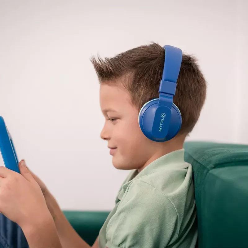 Auriculares Tellur Buddy Bluetooth Over-Ear Azul