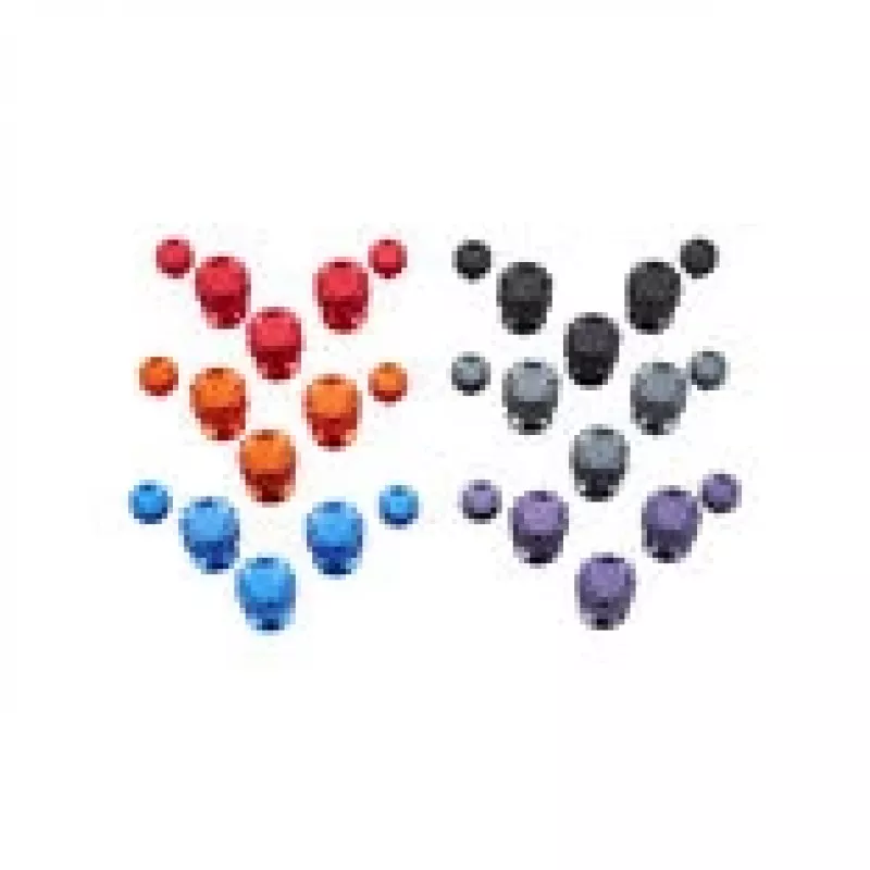 Asetek set de colores de botones de aluminio para controlador Asetek – set de 6 colores