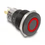 Pulsador de panel DELOCK 22015 22 mm, 12 V, 5 conexiones de soldadura