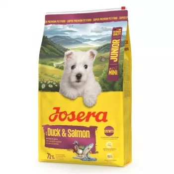 JOSERA Mini Junior Duck & Salmon - Pienso para perros - 10kg