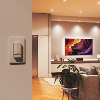Interruptor inalámbrico inteligente Nanoleaf N4400C02-1BUT — a pilas, control personalizable para luces y dispositivos inteligentes
