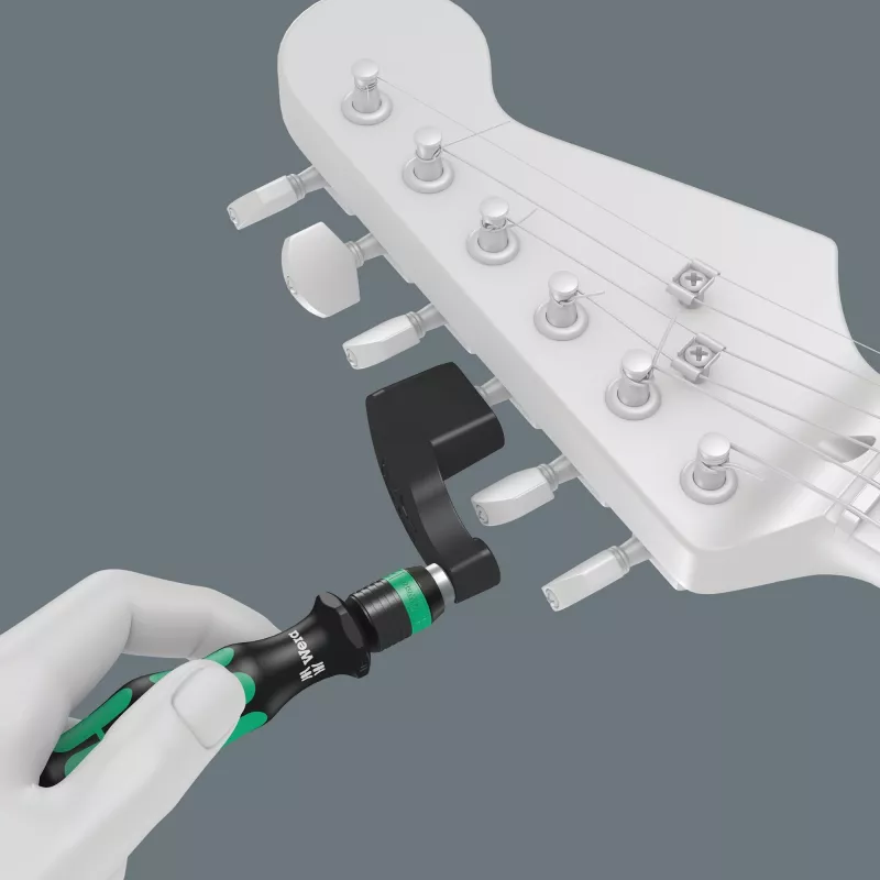 Set de herramientas para guitarra 9100 Kraftform kompakt, 27 piezas (negro)