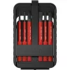 Wiha 43153 slimBit electric juego de puntas, TORX, 6 piezas, rojo