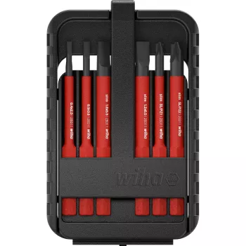 Wiha 43153 slimBit electric juego de puntas, TORX, 6 piezas, rojo
