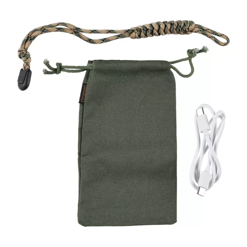 Calefactor eléctrico Ocoopa UT3201 Camouflage — Calefactor cerámico portátil con batería externa de 10.000 mAh y hasta 18 horas de funcionamiento