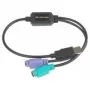 Adaptador Datalogic ADP-203 Wedge a USB – 0,5 m – 2x Mini-DIN de 6 pines – USB A – Negro (90ACC1903)
