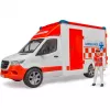 Bruder 1/16 Mercedes-Benz Sprinter ambulancia con conductor