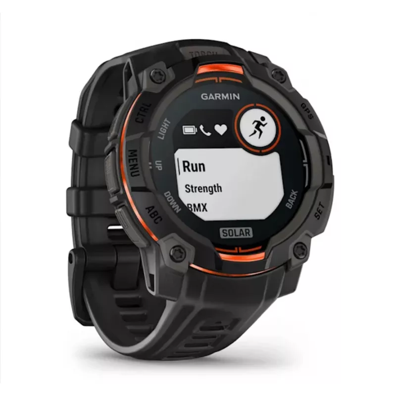 Garmin Instinct® 3 – 45 mm, reloj solar Negro