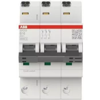 ABB interruptor de protección SX203-B16 Flexline B-Char.6kA 16A 3P (2CDS253003R0165)