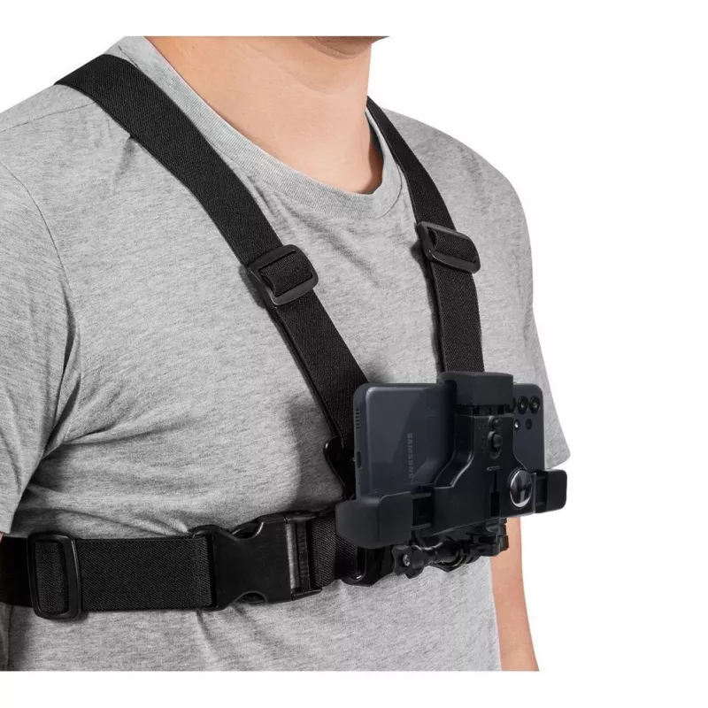 Correa deportiva MACLEAN MC-445 — soporte pectoral universal para teléfonos, cámaras y GoPro