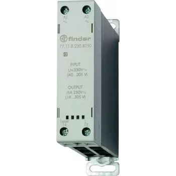 Relé SSR Finder en carcasa de 22,5 mm 77.11.8.230.8250 1 contacto normalmente abierto (77.11.8.230.8250)