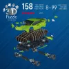 Puzle 3D 158 piezas Lamborghini Huracan EVO verde