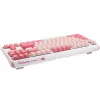 Teclado gaming Ducky One 3 TKL Gossamer Pink USB inglés US rosa, blanco