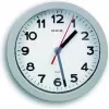 MAUL Reloj de pared MAULstep Blanco Plata Plástico, Ø 20,0 cm (9052995)