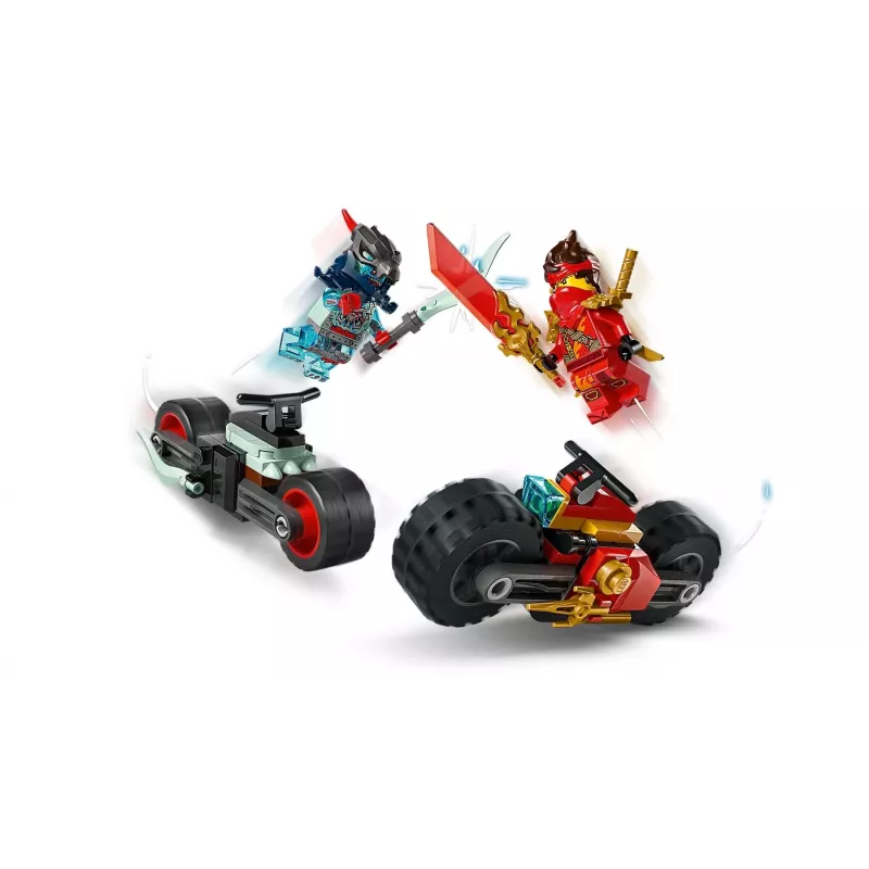 Set de construcción LEGO NINJAGO 71838 Carrera de velocidad en moto de Kai — 79 piezas, 2 minifiguras, edad 6+, dimensiones 40×30×90 mm