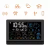 Manta MTO200B Windy Smart estación meteorológica con sensor exterior, Wi-Fi, negra