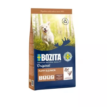 BOZITA Original Puppy & Junior pienso para perros con pollo, 12 kg