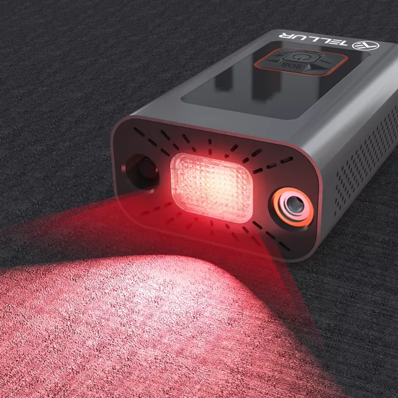 Compresor de aire portátil Tellur TLL158571 12V 150 PSI para neumáticos de coche e inflables