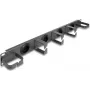 Panel de gestión de cables DeLOCK 66751 gris metal 48,3 cm
