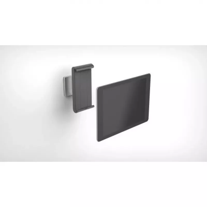 DURABLE TABLET HOLDER WALL - soporte de pared para tablet - aluminio, plástico ABS - plata (7-13) (893323)