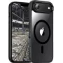 Funda trasera jt berlin JT Berlin Pankow Hybrid MagSafe para Apple iPhone, Air, negra/transparente
