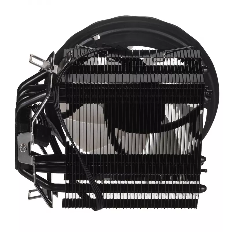 Ventilador de CPU AEROCOOL PGS Rave 4 FRGB ventilador de 120 mm, 4 heatpipes, ARGB, 120 × 25 mm, 1800 rpm, 12 V, 0,5 A
