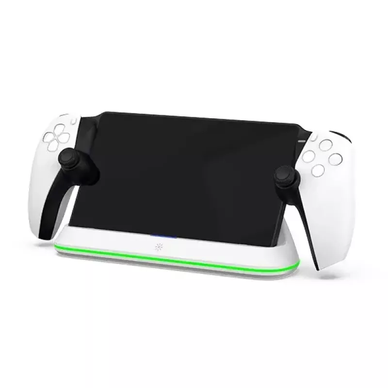 Sistema de carga Subsonic SA5708 para Playstation Portal con cable negro blanco