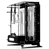 Placa distribuidora frontal para refrigeración líquida personalizada de PC, Singularity Spectre 2.0 Elite – soporte frontal de depósito/caudalímetro (SC-SPECTRE-ELITE-FRONT-BK)