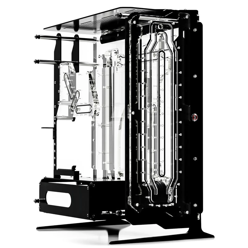 Placa distribuidora frontal para refrigeración líquida personalizada de PC, Singularity Spectre 2.0 Elite – soporte frontal de depósito/caudalímetro (SC-SPECTRE-ELITE-FRONT-BK)