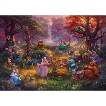 Thomas Kinkade Studios: Disney - Robin Hood, puzzle 1000 piezas
