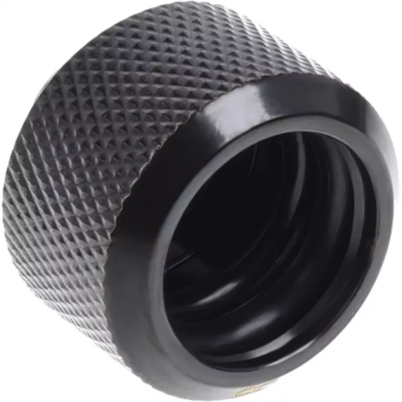 Alphacool Eiszapfen 17379 HardTube racor de compresión 16 mm G1/4, Deep Black, 6 uds.