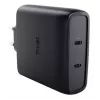 Cargador TRUST Maxo 100W 2 puertos USB-C GaN — 100 W, 2× USB-C, máx. 20 V, cable de 2 m, negro