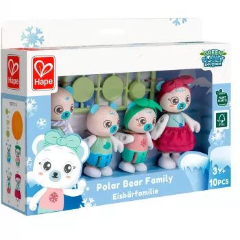 Hape Familia de osos polares Figura de juego