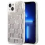 Karl Lagerfeld KLHCP14MLMNMS iPhone 14 Plus 6.7 funda rígida plata / plata Liquid Glitter Monogram